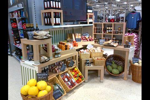 Visual merchandising at Tesco Coventry